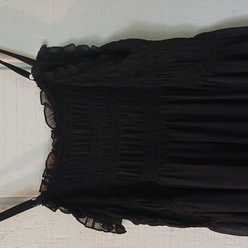 Torrid NWT Chiffon Black Button Up Sleeveless Tunic Top Size 0 - Picture 11 of 11